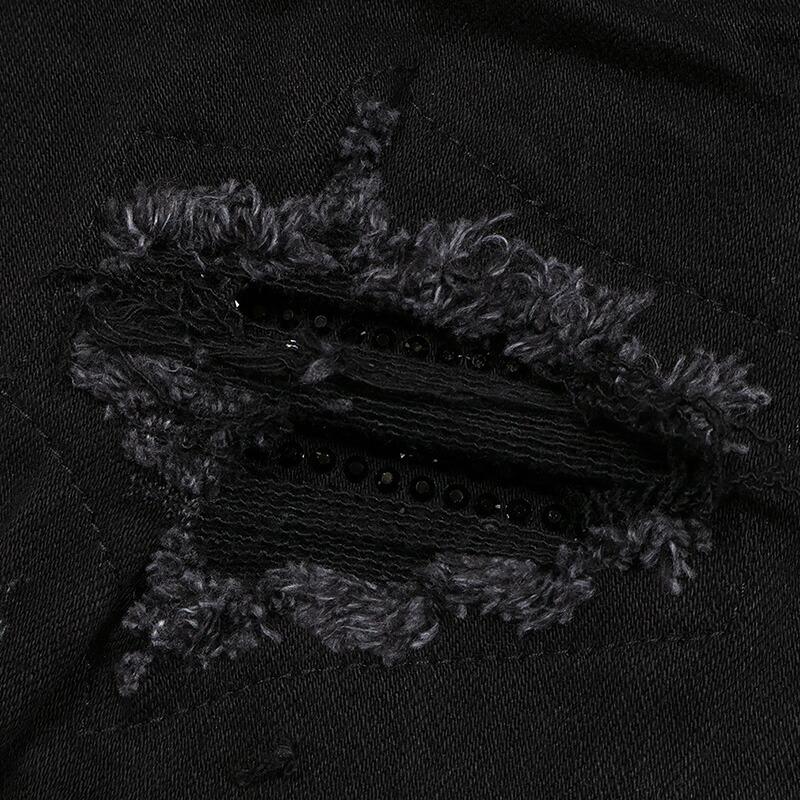 mnml（ミニマル） 爆買 デニムパンツ スキニー ダメージ メンズ