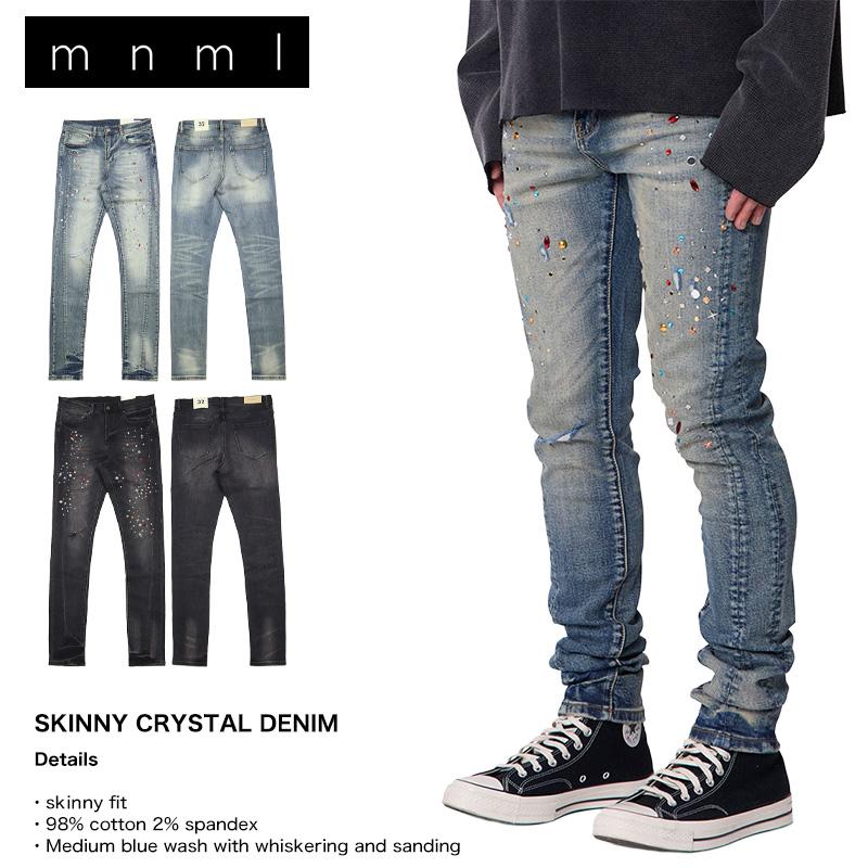 mnml（ミニマル） デニムパンツ スキニー メンズ レディース ブランド