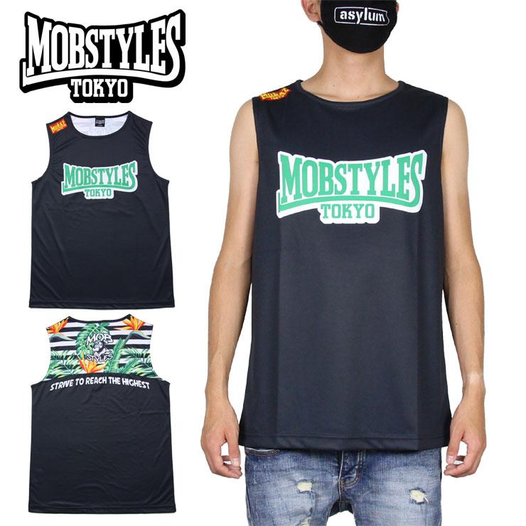 モブスタイルス Mobstyles タンクトップ ノースリーブ メンズ レディース ブランド 大きいサイズ Mosh Dry ノースリーブ Border Aloha Mobstyles046 Asylum 通販 Yahoo ショッピング