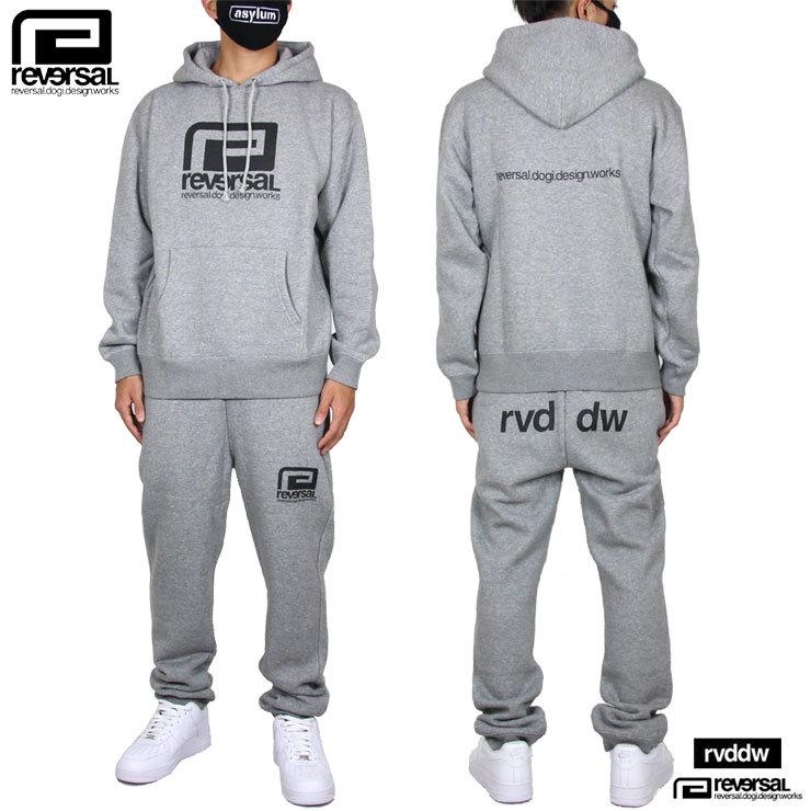 リバーサル REVERSAL セットアップ パーカー フーディ メンズ レディース 大きいサイズ ブランド BIG MARK SWEAT PARKA  + rvddw SWEAT PANTS