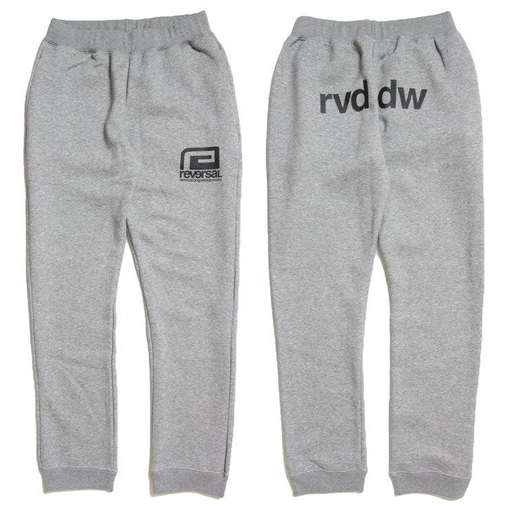 春向け REVERSAL リバーサル ブリーチ加工 スウェットパンツ グレー reversal リバーサル REVERSAL スウェットパンツ イージーパンツ