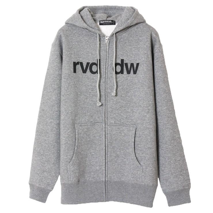 reversal（リバーサル） パーカー ジップアップ 裏起毛 バックプリント