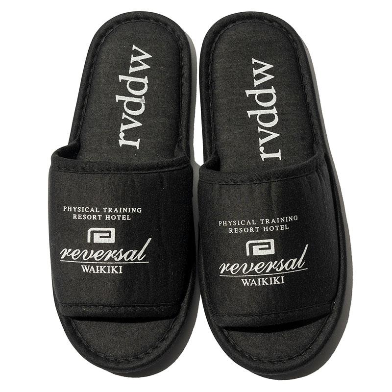 リバーサル スリッパ reversal ルームシューズ rvddw メンズ レディース ブランド 大きいサイズ おしゃれ 黒 | reversal | 02