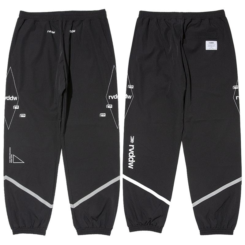 日本製 reversal 大東文化大学 ラガーパンツ ２枚セット 黒 白 2XL reversal（リバーサル） トラックパンツ ナイロンパンツ ジョガー