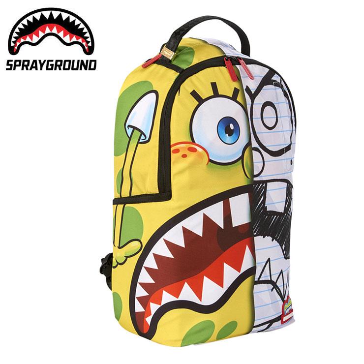 スプレーグラウンド Spray Ground バックパック リュック 大容量 メンズ レディース 大きいサイズ ブランド Spongdoodle Bob Backpack 098 Sprayground149 Asylum 通販 Yahoo ショッピング