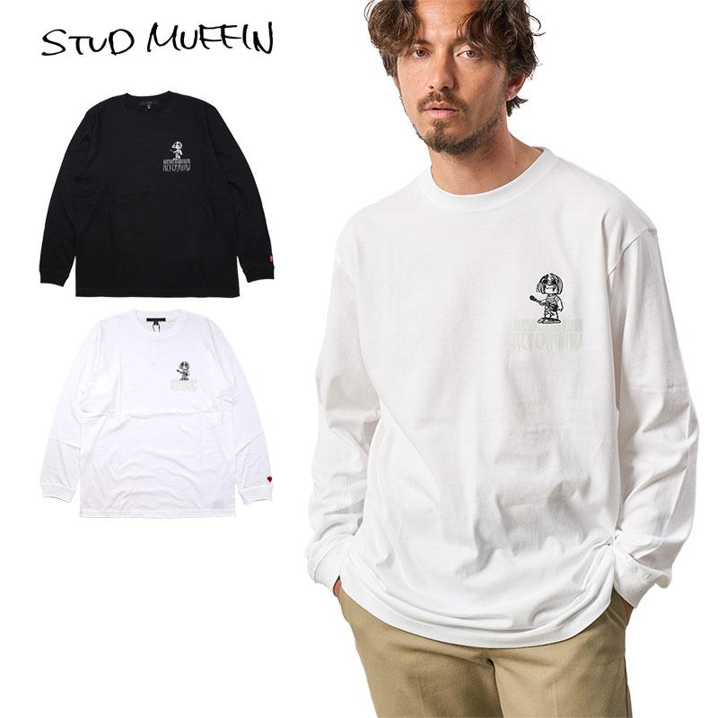 【売り切れです】スタッドマフィン stud カットソー STUD MUFFIN スタッドマフィン ロンT Tシャツ 長袖 メンズ レディース