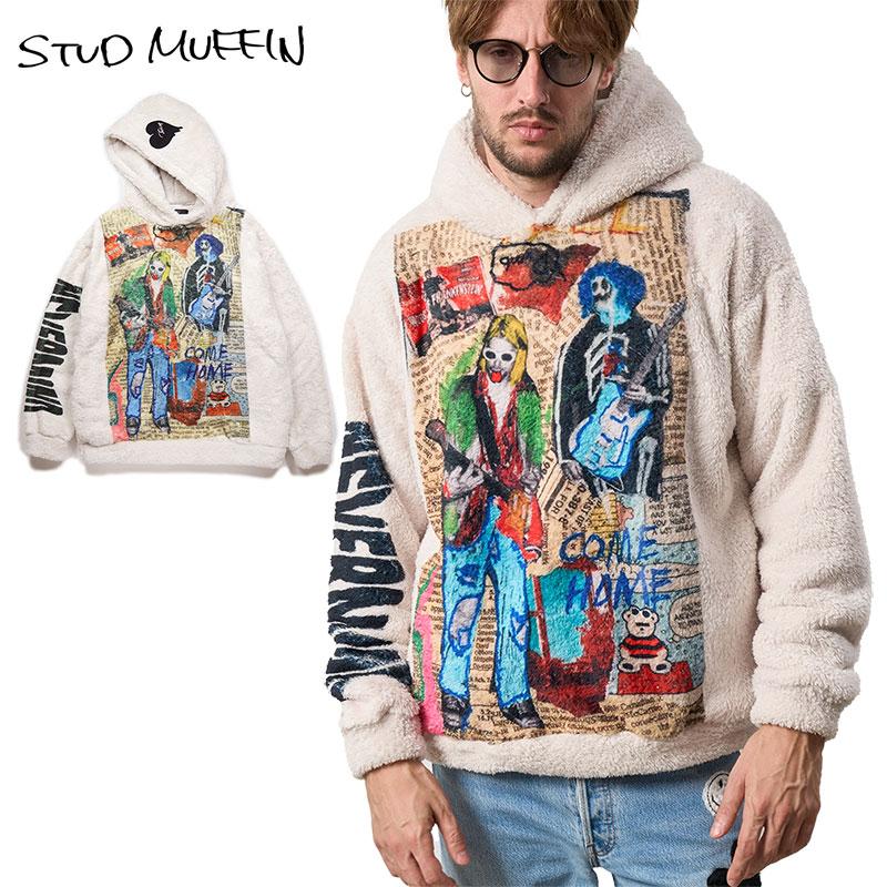 STUD MUFFIN セール開催中 スタッドマフィン プルオーバーパーカー  