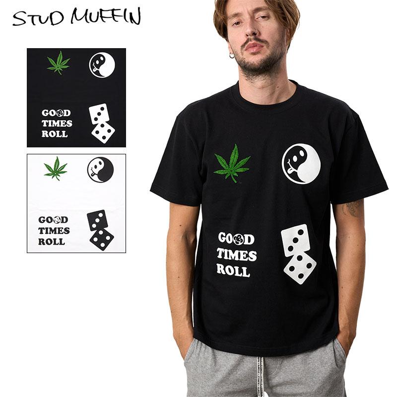 スタッドマフィン Tシャツ STUD MUFFIN 半袖Tシャツ メンズ レディース ブランド 大きいサイズ おしゃれ 黒 白 綿100% | STUD MUFFIN