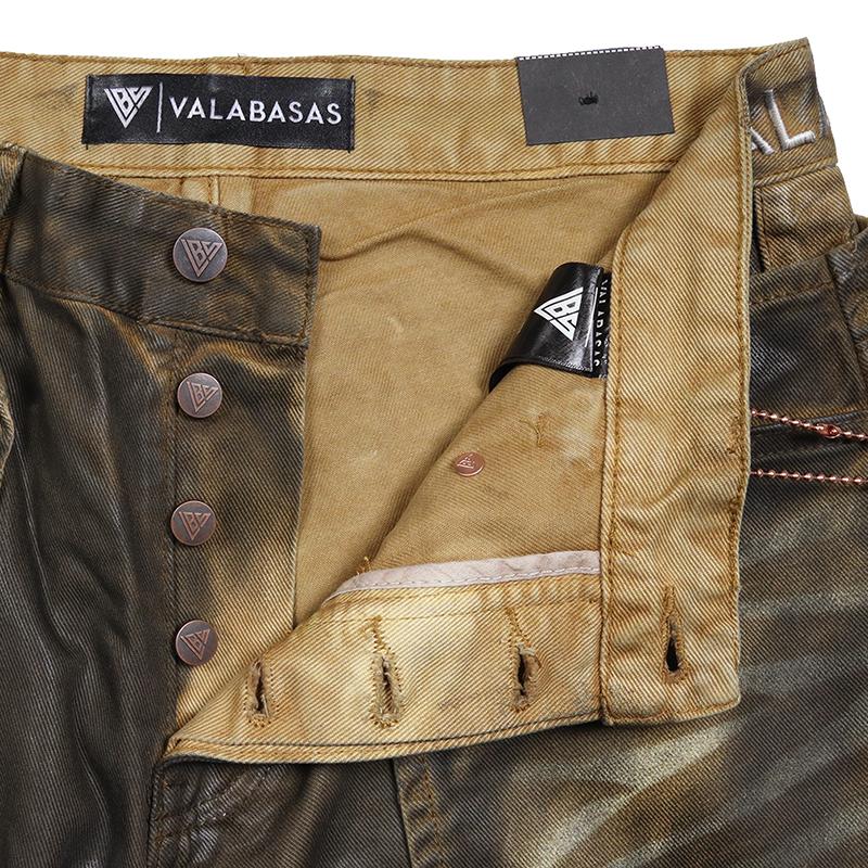 VALABASAS（ヴァラバサス） バラバサス デニムパンツ バギー 太め