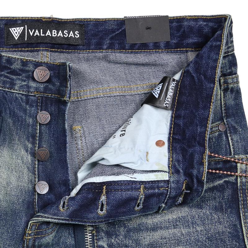 VALABASAS（ヴァラバサス） 爆買 バラバサス デニムパンツ バギー 太め