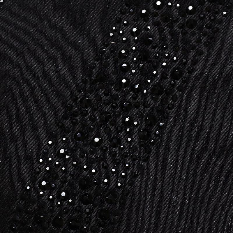 【XXX】VALABASAS ブラック デニムジャケット VALABASAS ENCRYPTED JACKET (BLACK) | ヴァラバサス エンク
