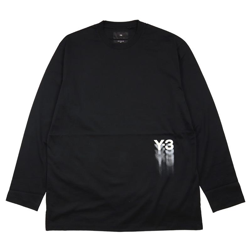 Y-3 ロンT ワイスリー Tシャツ 長袖Tシャツ メンズ レディース ブランド 大きいサイズ おしゃれ 黒 白｜asylum｜05