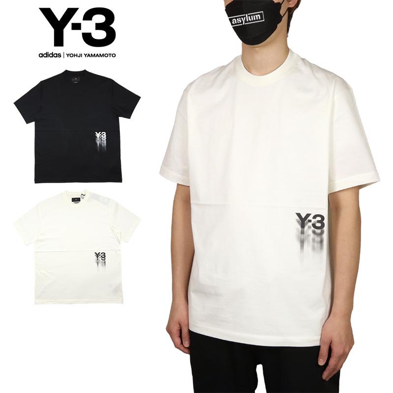 Y-3 Tシャツ ワイスリー 半袖Tシャツ メンズ レディース ブランド 大きいサイズ おしゃれ 黒 白｜asylum｜04
