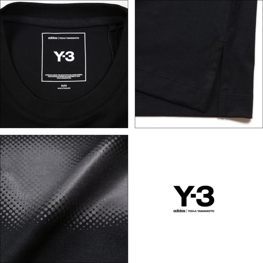 11162【美品・人気デザイン】Y-3☆ロゴ入り定番カラー黒　無地　長袖シャツ Y-3 ロンT ワイスリー 長袖Tシャツ トップス メンズ レディース