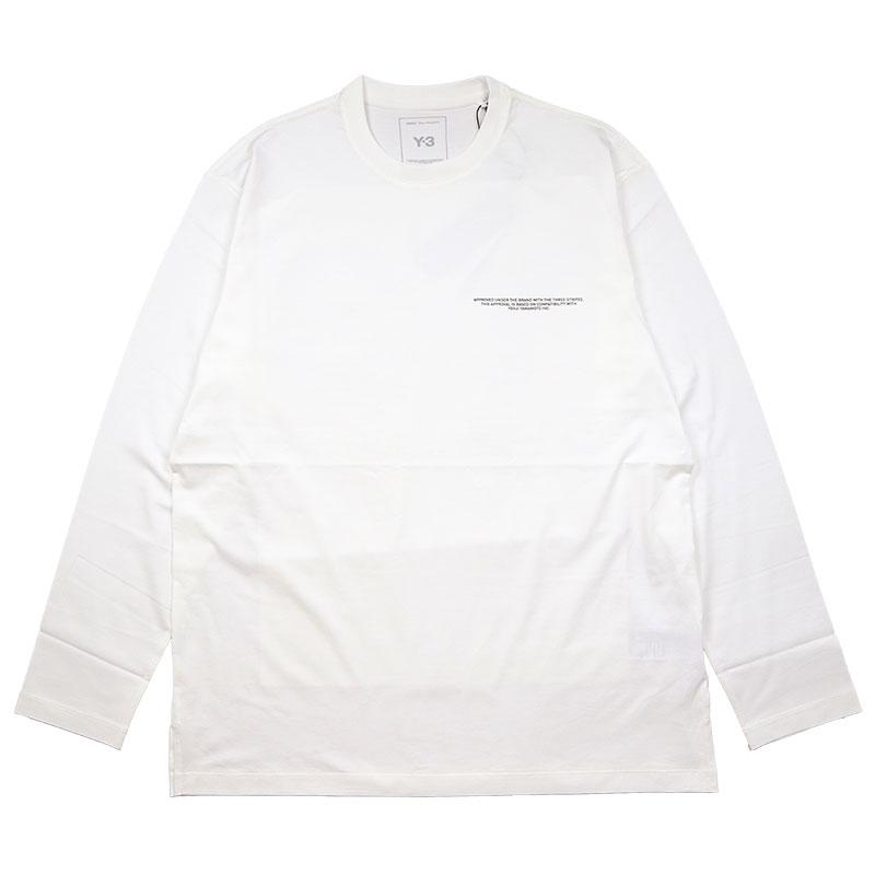 adidas×ヨウジヤマモト　Y-3 ワイスリー　スタッフロング白シャツ 楽天市場】Y-3 ワイスリー ロングスリーブ Tシャツ ホワイト