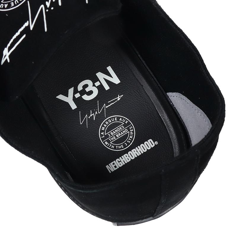 【並行輸入品】Y-3 スニーカー ワイスリー NEIGHBORHOOD ネイバーフッド コラボ ローカット メンズ ブランド 大きいサイズ 黒の画像