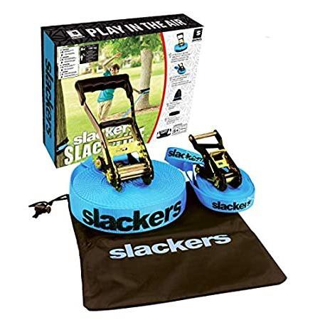 【送料無料】slackers 50-Feet Slackline Classic Set with Bonus Teaching Line, Assorted c【並行輸入品】