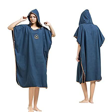 正規品販売! 【送料無料】Microfiber Surf Hood-One【並行輸入品】 with Poncho Robe Bath Towel Changing Wetsuit Beach バッグ