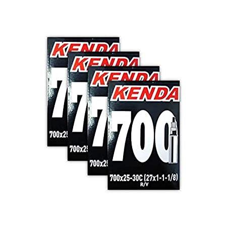 Kenda 700x25-30c Road Bike Inner Tubes Pack (700x25-30 48mm)