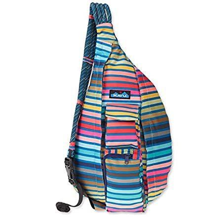 大人気新作  【送料無料】KAVU Original Rope Sling Bag Polyester Crossbody Backpack - Chroma Stripe【並行輸入品】 スリング