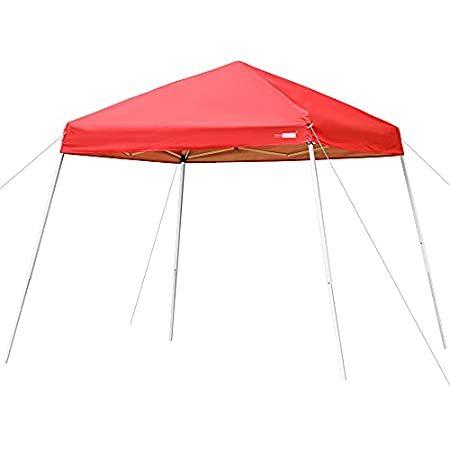 【高価値】 【送料無料】VIVOHOME Slant Leg Outdoor Easy Pop Up Canopy Party Tent Red 8 x 8 Feet【並行輸入品】 その他テント