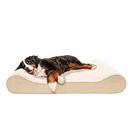 ASYストアFurhaven Cooling Gel Foam Pet Bed for Dogs and Cats - Luxe Lounger Ultra Pl