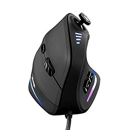 Gaming Mouse with D Rocker, TRELC Ergonomic Mouse with 10000 DPI 11 Progr