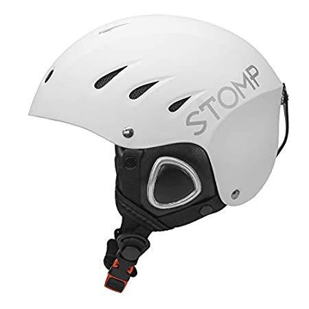 Stomp Ski  Snowboarding Snow Sports Helmet with Build-in Pocket in Ear Pad
