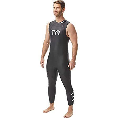 TYR Men's Hurricane Wetsuit Cat Sleeveless, Black, XL