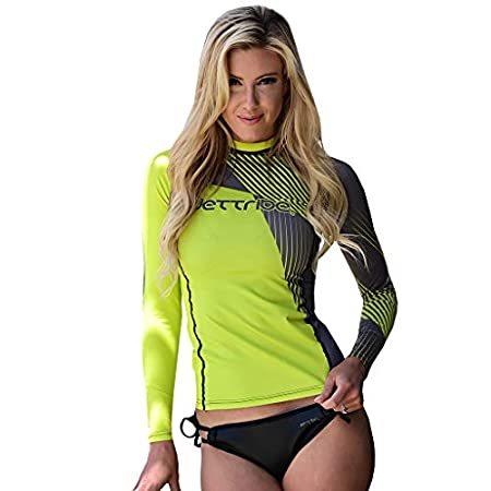 Jettribe Ladies Cut Long Sleeve Rashguard Hyper Series UV Protection Swim