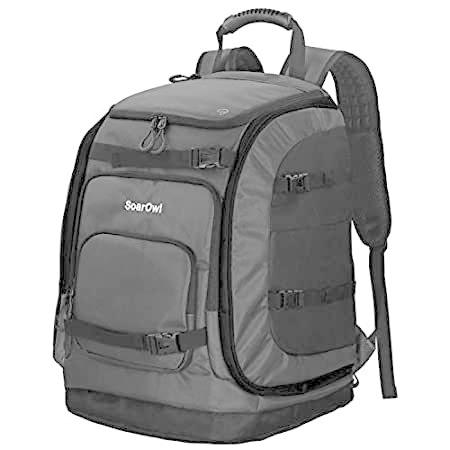 YumyKit Ski Boot Bag, Waterproof 65L All in One Ski Bag with Individual Com