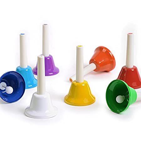 訳ありNote Diatonic Metal Preschool Handbell Set Musical Bells Instrument for C