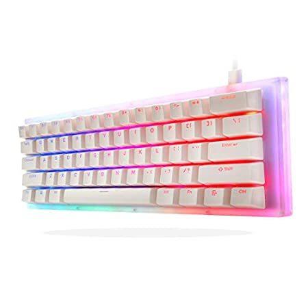 Womier K61 60% Keyboard, Hot Swappable Mechanical Gaming Keyboard, Gateron 