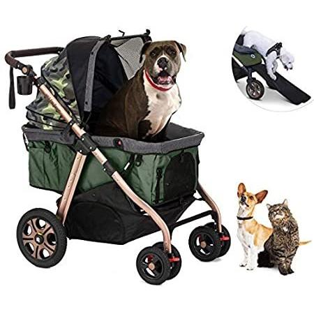 HPZ Pet Rover Titan-HD Premium Super-Sized Dog Cat Pet Stroller SUV Travel 