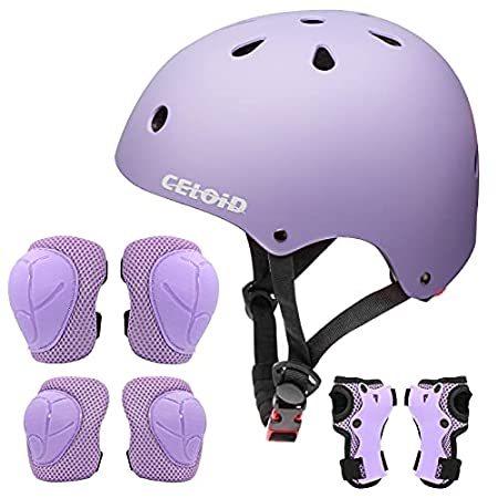 【送料無料】CELOID Kids Helmet Pad Set，Adjustable Kids Skateboard Bike Helmet Knee & El【並行輸入品】