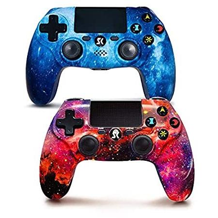 PS4 Controller Wireless Remote Pack, Star Cloud Series Double Shock High 
