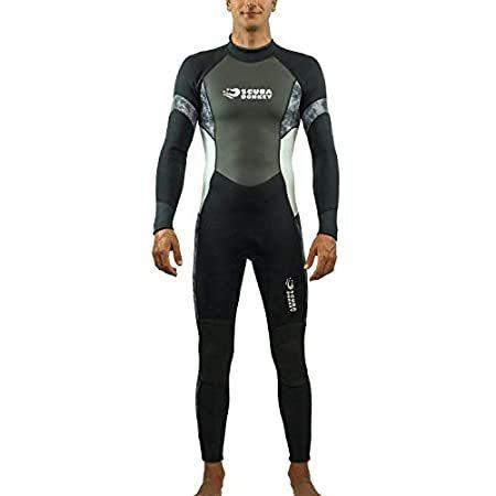 本物 Polo Aqua 【送料無料】Scubadonkey Surfing Ski【並行輸入品】 Shark Neoprene 3/2 | Men for Wetsuit Full ウエットスーツ