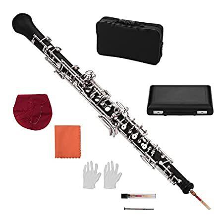 DZDZDZ Professional C Key Oboe Semi-Automatic Style Woodwind Instrument wit
