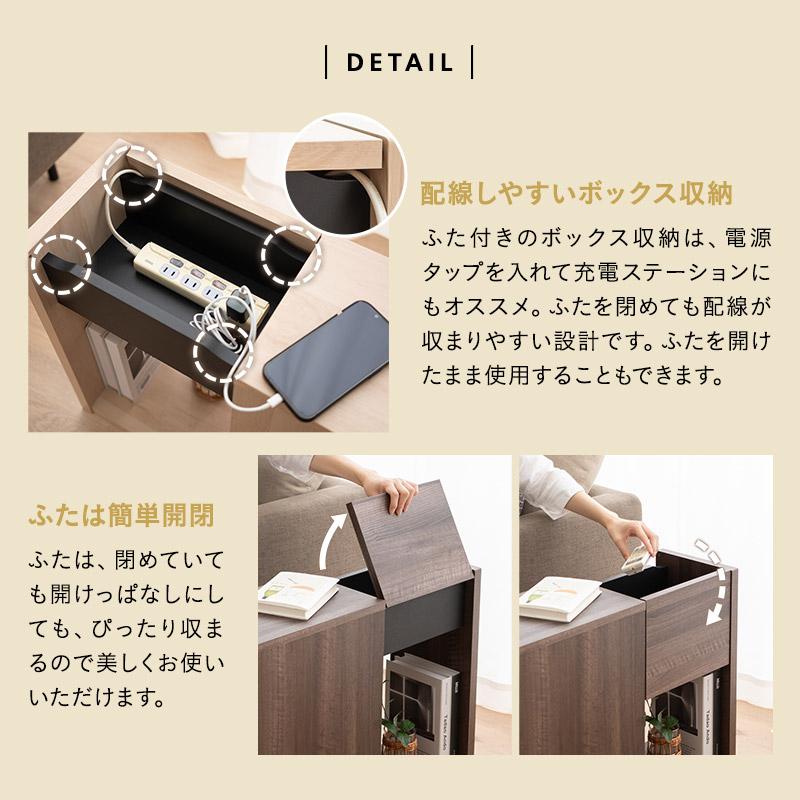 EMOOR サイドラック サイドテーブル 収納 ワゴン 2段 キャスター EMOOR サイドラック サイドテーブル 収納 ワゴン 2段 キャスター