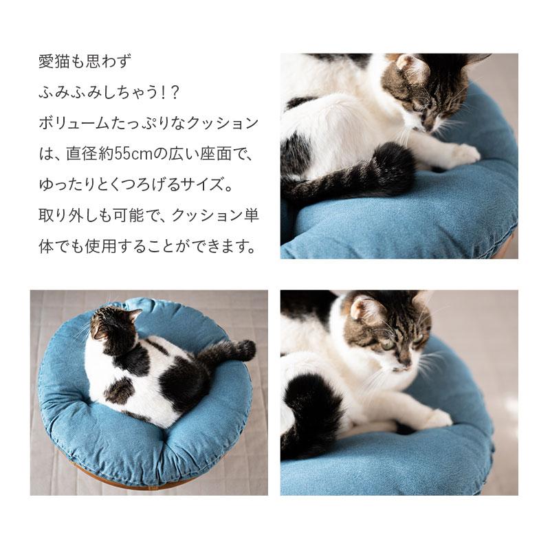 EMOOR（エムール） キャットベッド 猫用 ベッド ラタン 籐 軽量 丈夫