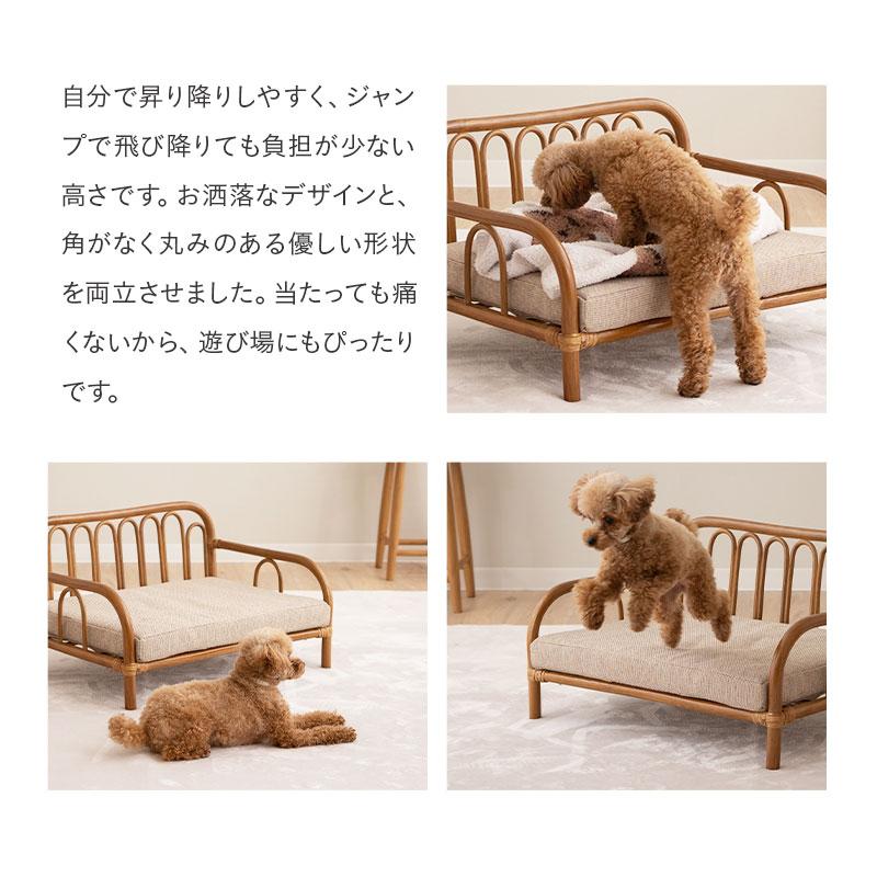 EMOOR（エムール） ドッグベッド 犬 ベッド ラタン 籐 軽量 丈夫 お