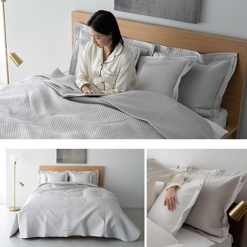 クッションカバー 枕カバー ピローケース 45×45cm 50×70cm サテン調 ホテルスタイル ホテルライク 高級 枕 まくら ベッド 布団 カバー 送料無料 エムール | EMOOR | 15