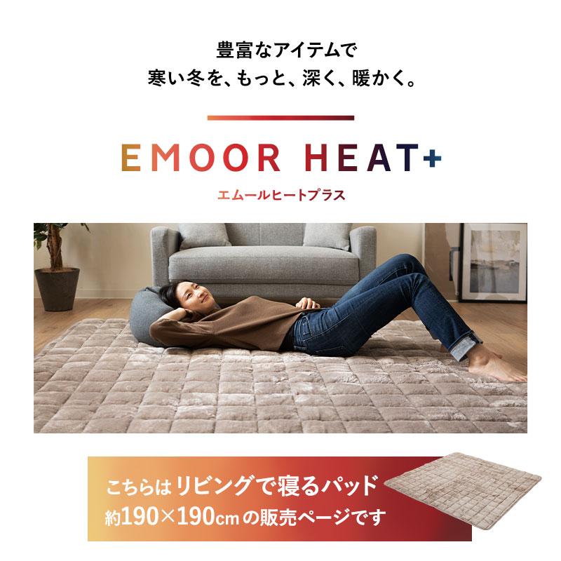 EMOOR ラグ カーペット 190×190cm 正方形 洗える 吸湿発熱 極暖 EMOOR ラグ カーペット 190×190cm 正方形 洗える 吸湿発熱 極暖