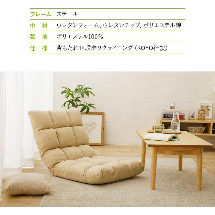 EMOOR（エムール） 座椅子 コンパクト リクライニング ソファ チェア 1