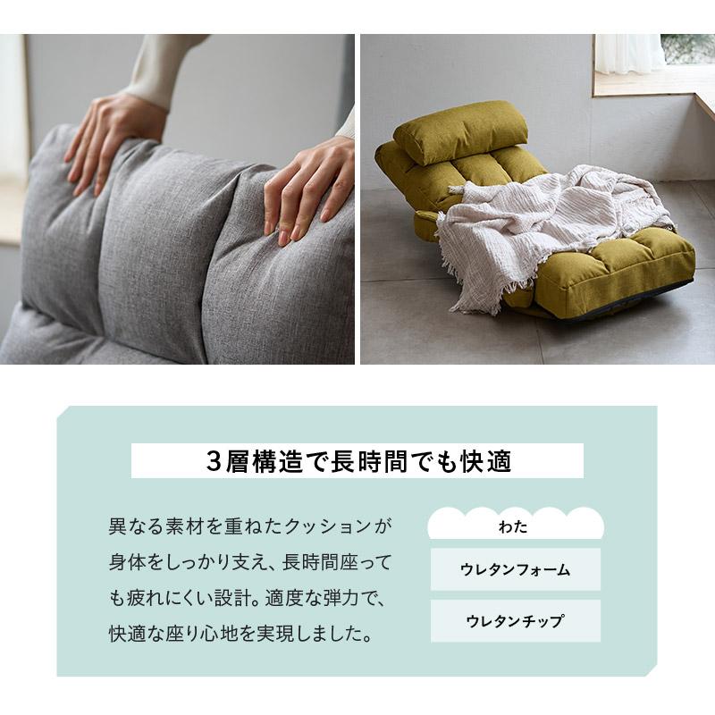 EMOOR（エムール） 回転座椅子 座椅子 リクライニングチェア 完成品