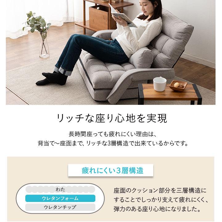 【mmoo】ソファー　2人掛け EMOOR 2人掛け リクライニング ソファ 座椅子 Mollet モレット