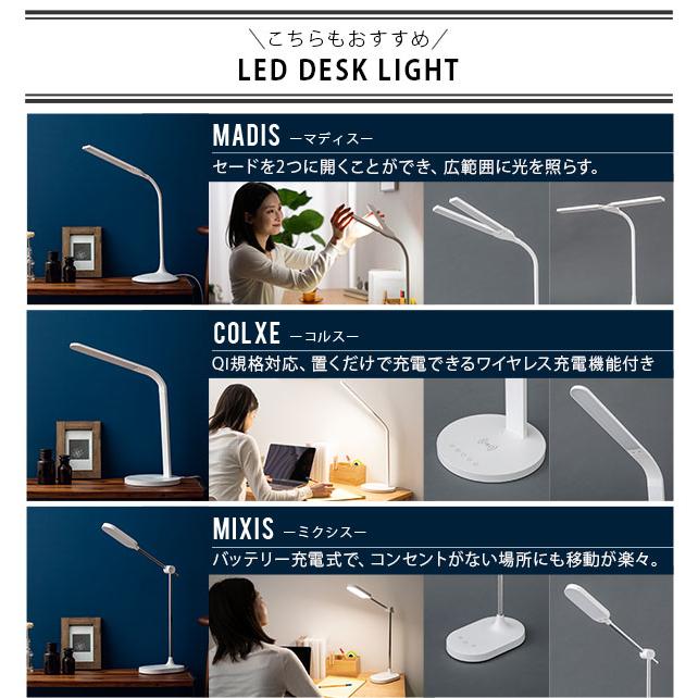 デスクライト LED クリップ スタンド 充電式 USB コード 軽量 