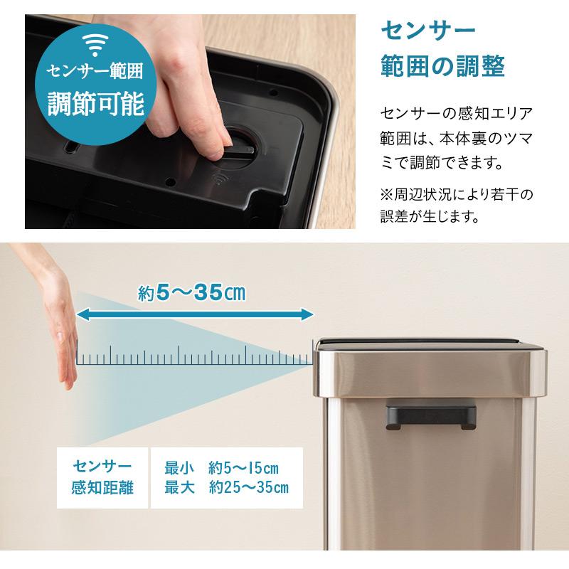 EMOOR ゴミ箱 ダストボックス 50L 消臭 除菌 オゾン 大容量 分別 EMOOR ゴミ箱 ダストボックス 50L 消臭 除菌 オゾン 大容量 分別