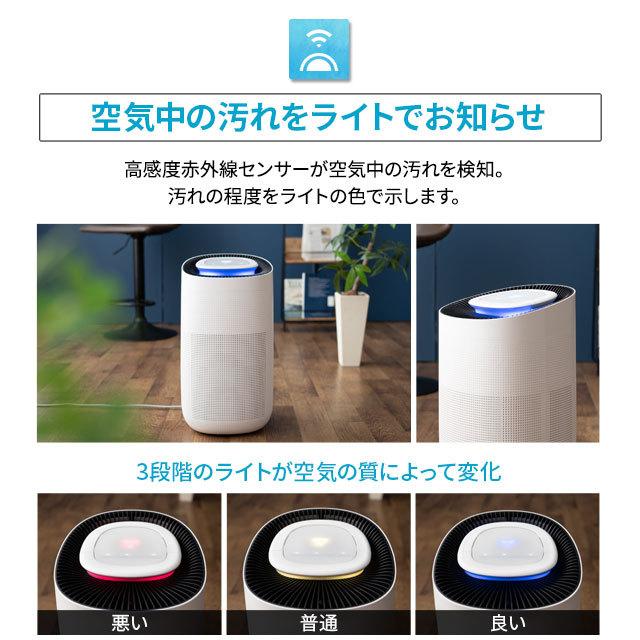 EMOOR（エムール） 空気清浄機 30畳 コンパクト フィルター 活性炭