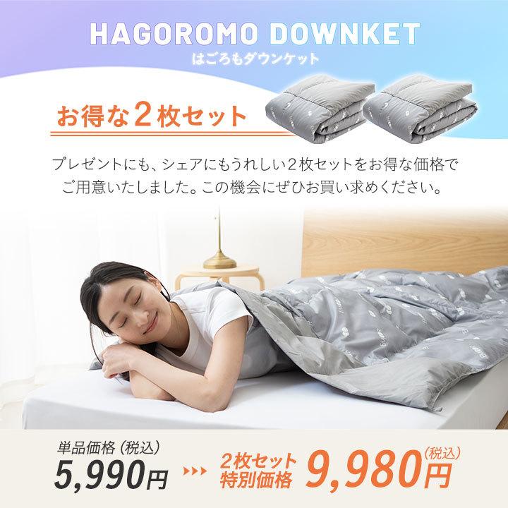 EMOOR（エムール） ダウンケット シングル 2枚 セット 洗える 吸湿 速